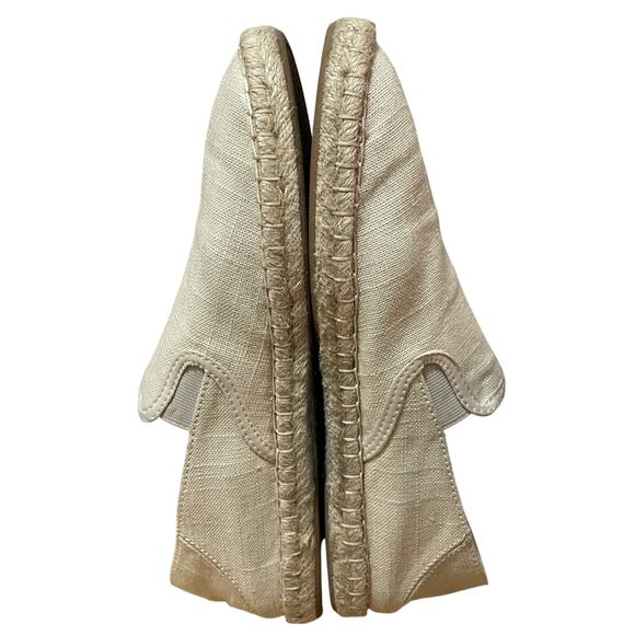 OLUKAI KAULA PAA KAPA SHOES Women's 8 Espadrille neutral cream linen canvas - Picture 6 of 7